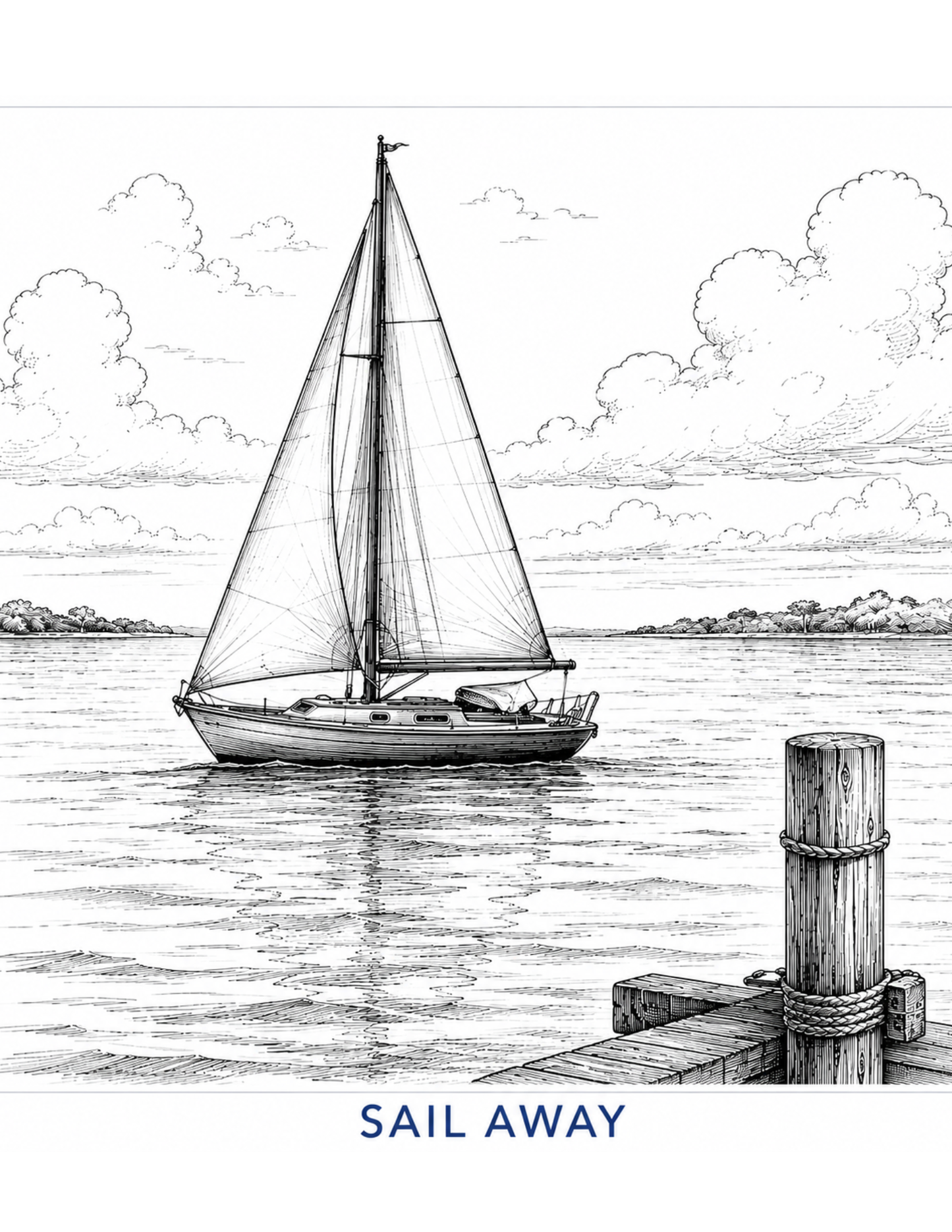 Sail Away Paint and Sip Kit